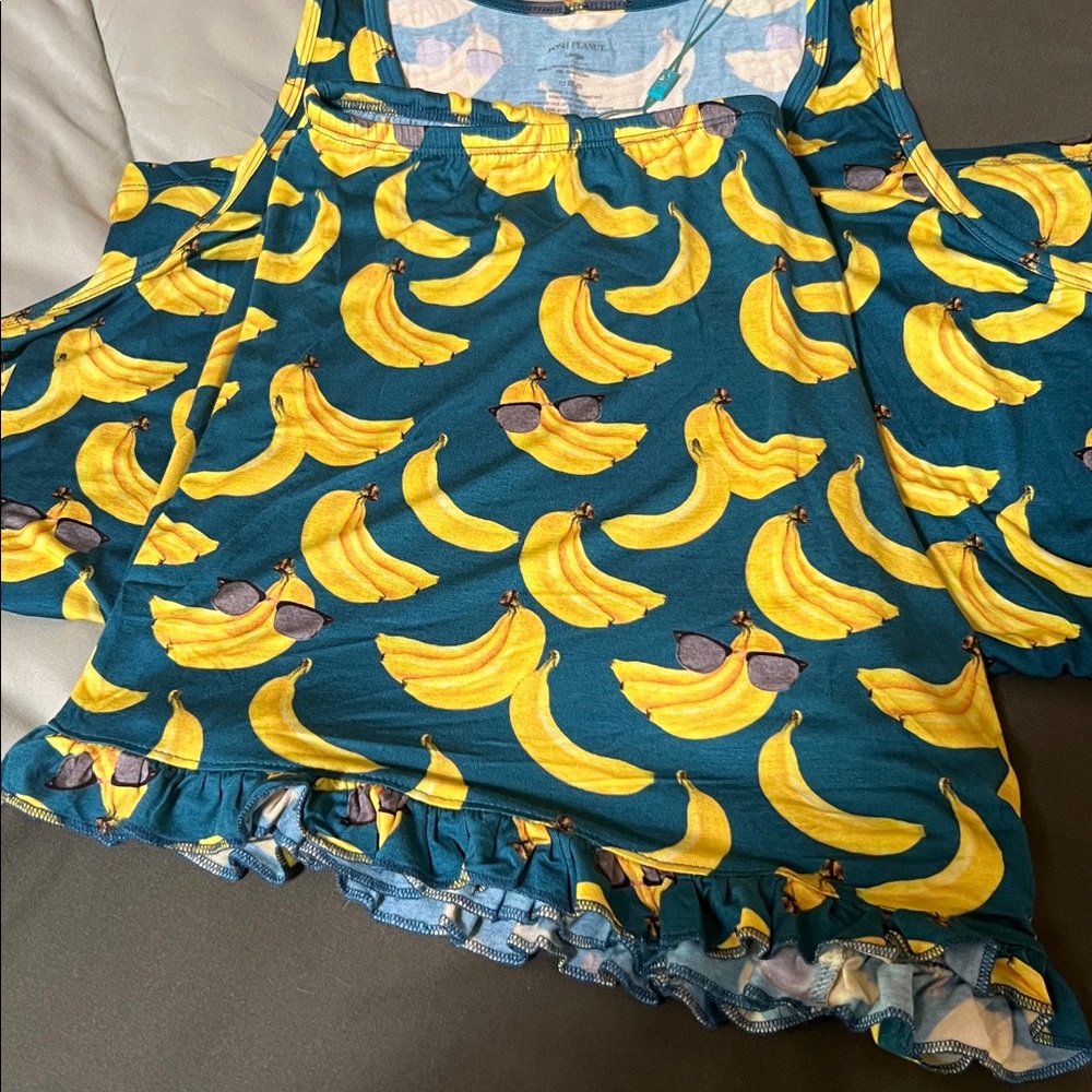 Posh Peanut Bananas Tank Top & Shorts Set - Picture 4 of 8
